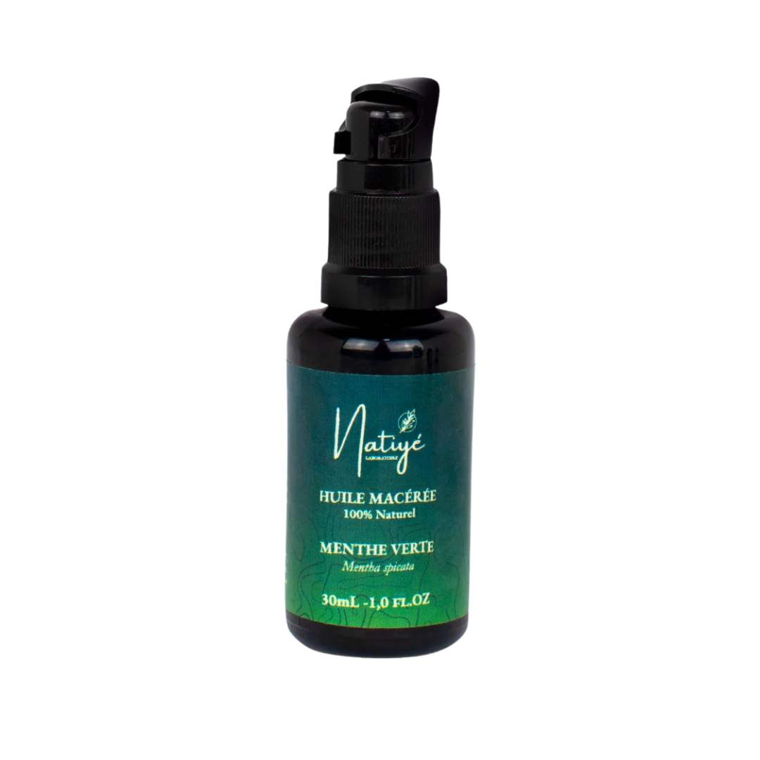 Menthe verte, macérat rafraîchissant et digestif pour le bien-être du corps